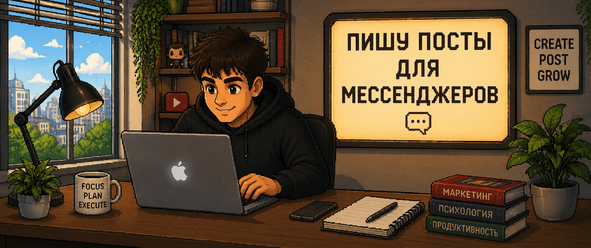Автор постов для Telegram и других мессенджеров