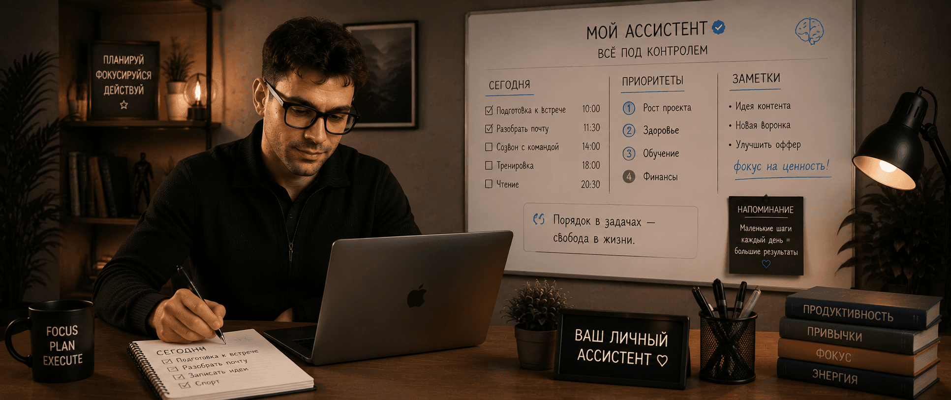 ИИ-ассистент помогает планировать и упорядочивать задачи